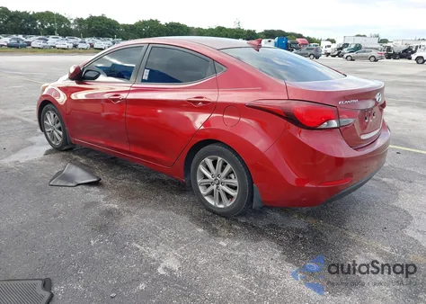 2016 Hyundai Elantra Se from USA, damaged, VIN 5NPDH4AE1GH735109